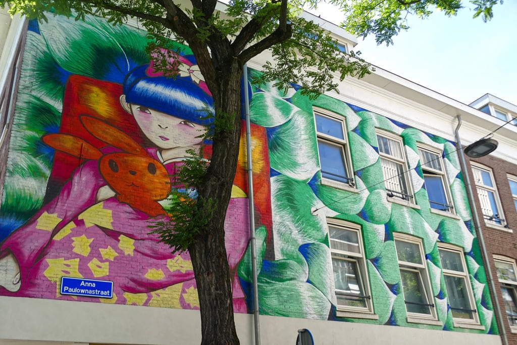 Best Street ARt in Rotterdam by Sharon van Dams.