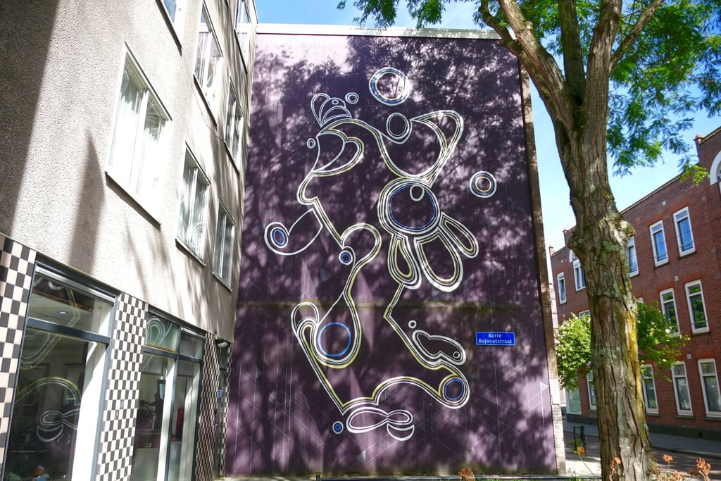 Best street art in Rotterdam by Antoine Monod de Froideville.