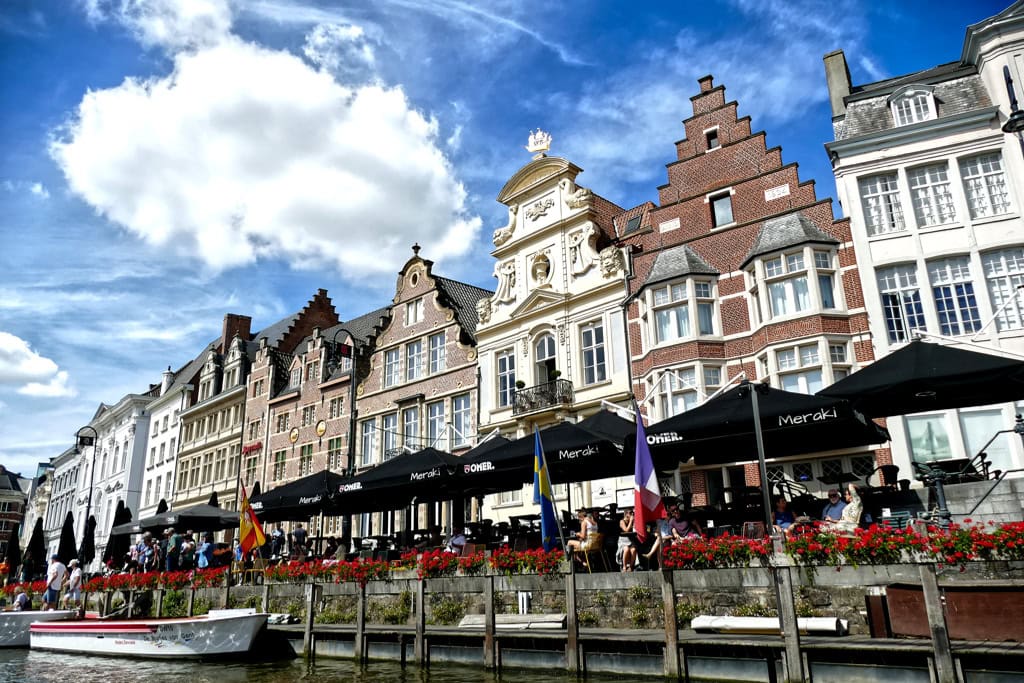 Korenlei in Ghent.