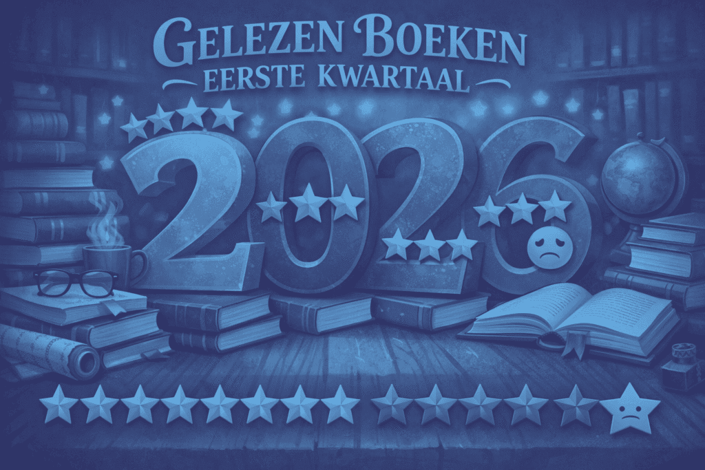 Lijst gelezen boeken eerste kwartaal 2026 van Christine Bonheure van C'bon