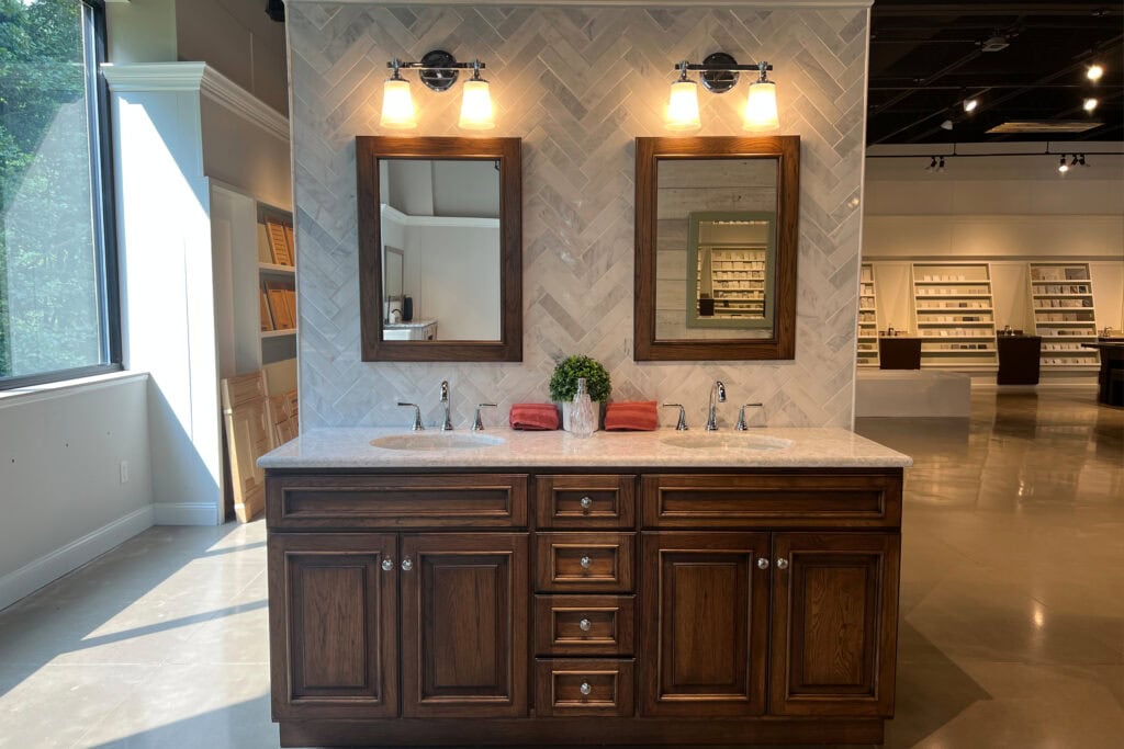 BERTCH DOUBLE BOWL BATHROOM VANITY