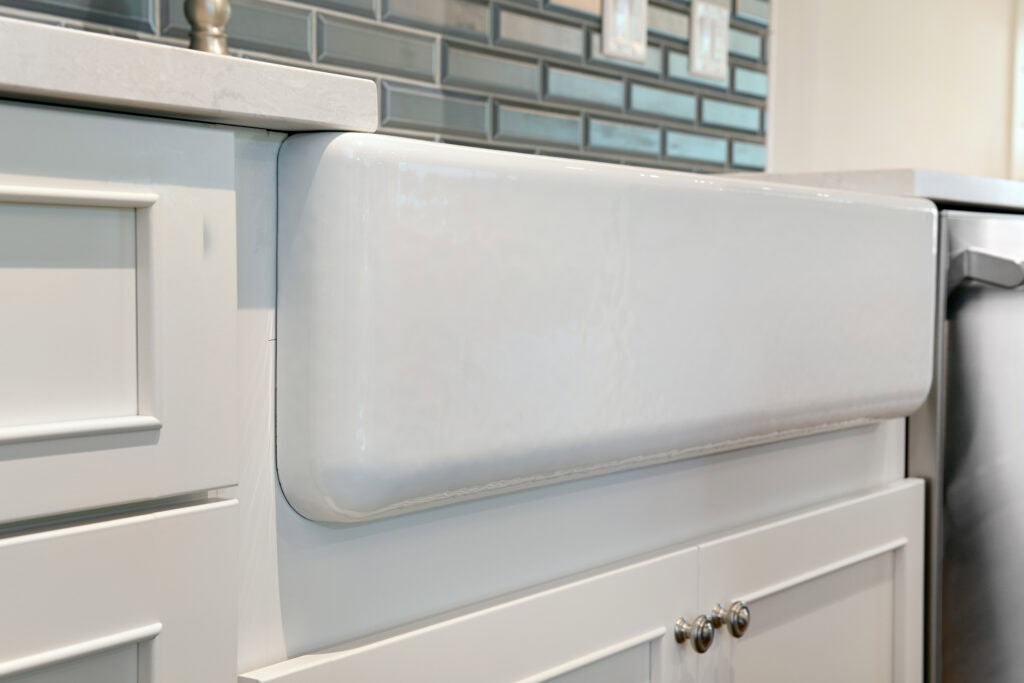 White Apron Sink