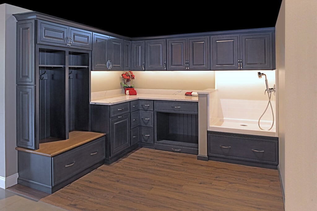 Pet Washing Laundry Room