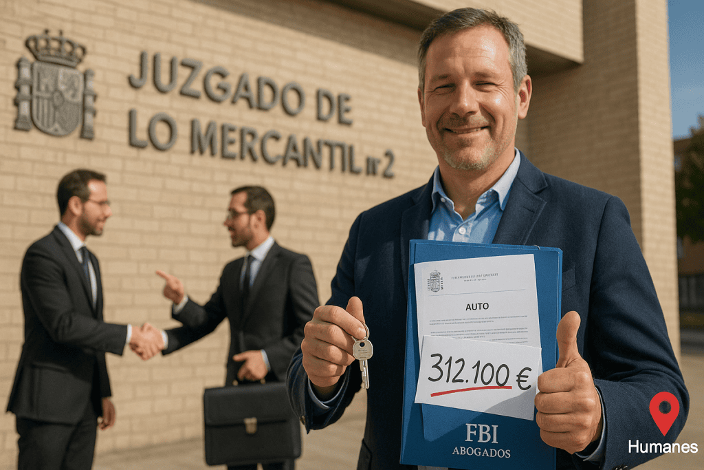 Abogados ley segunda oportunidad Humanes logran exonerar 312.100 euros ante el Juzgado de lo Mercantil de Valladolid