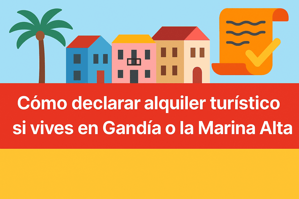 declarar alquiler turistico gandia marina alta