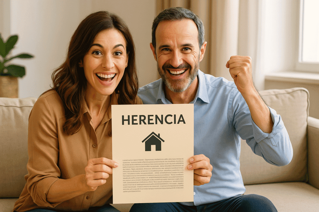 herencia desde el extranjero