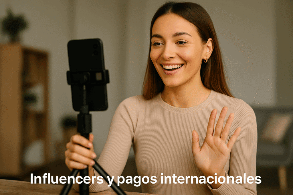 INFLUENCERS Y PAGOS INTERNACIONALES