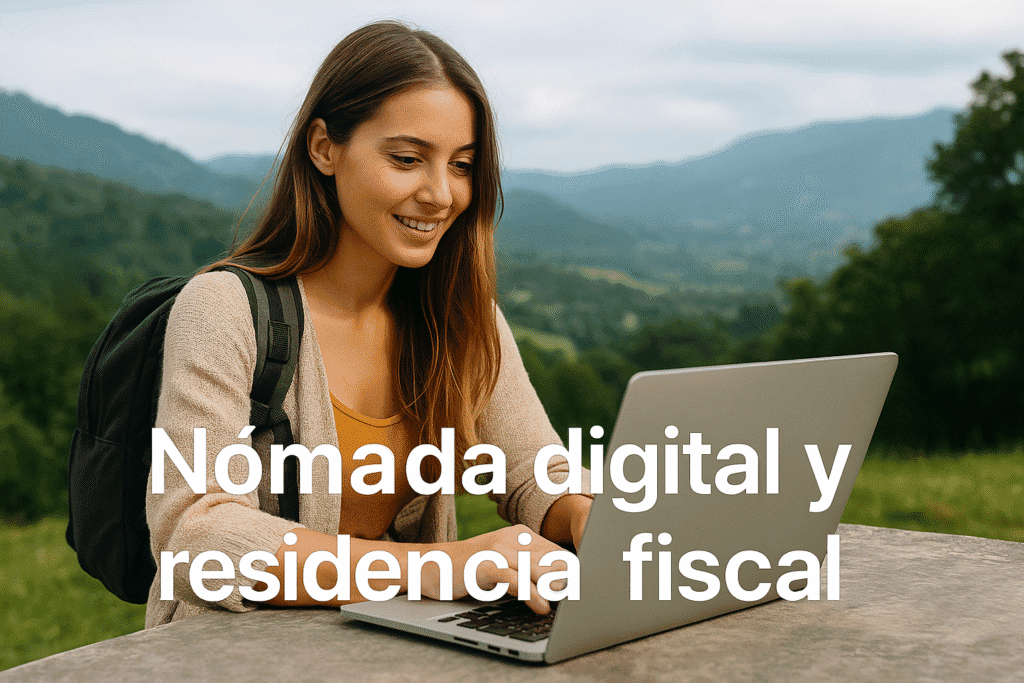 NOMADA DIGITAL Y RESIDENCIA FISCAL
