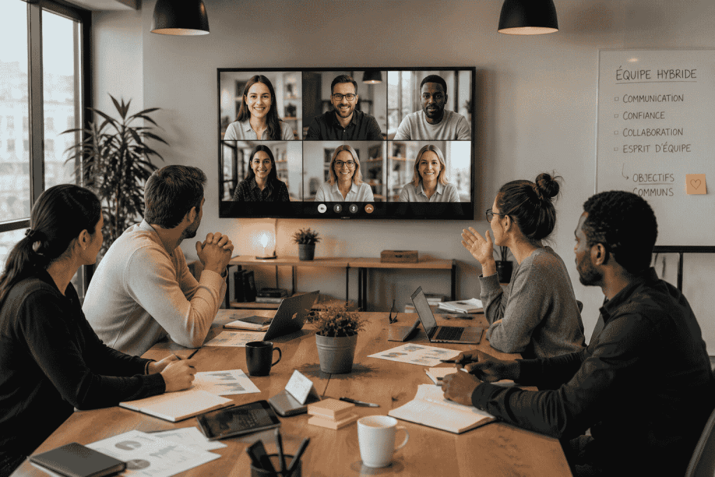équipe-hybride-cohésion-coworking