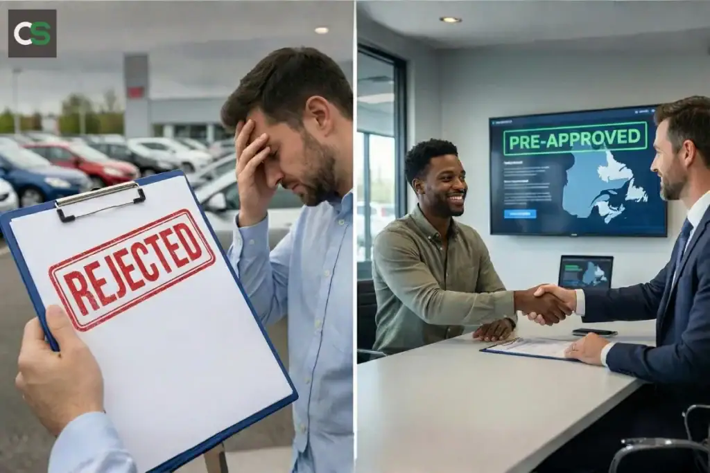 auto dealership vs auto financing company in atlantic canada