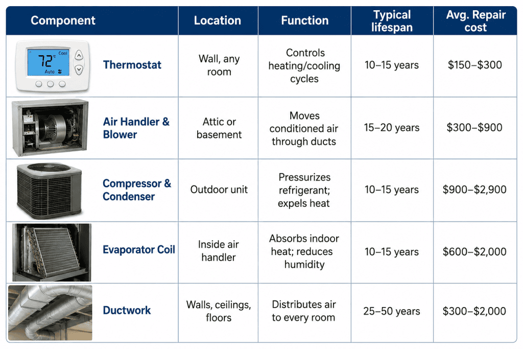 HVAC table