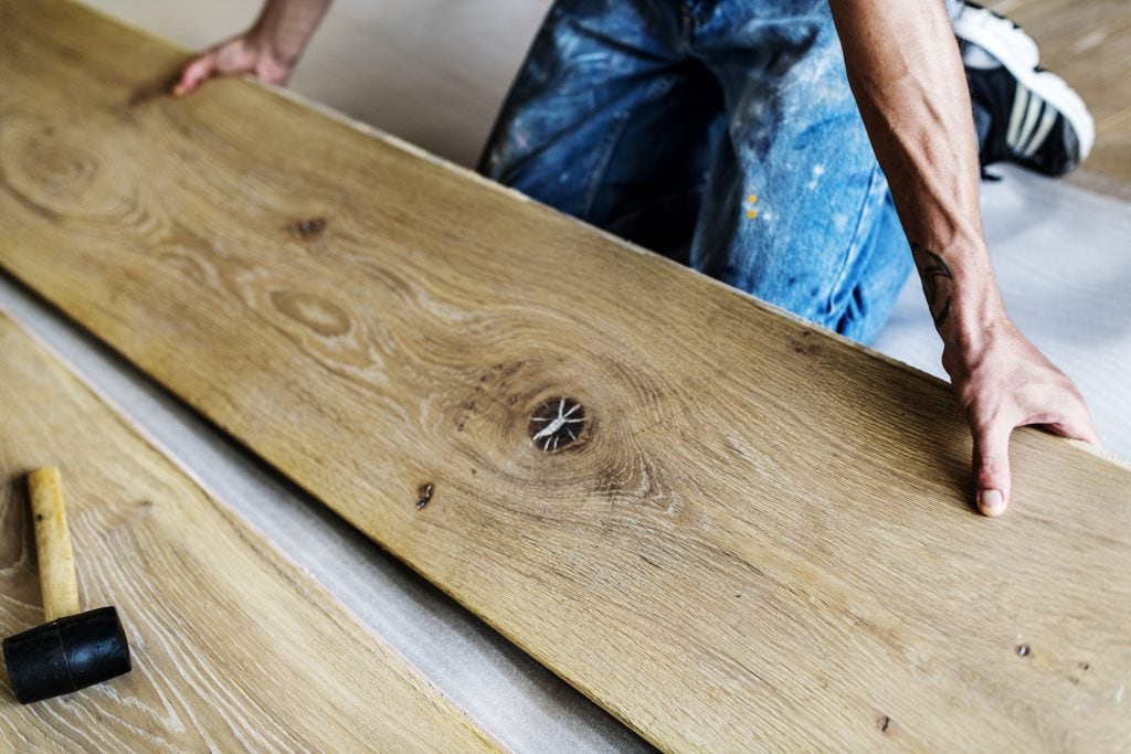 installing the floor