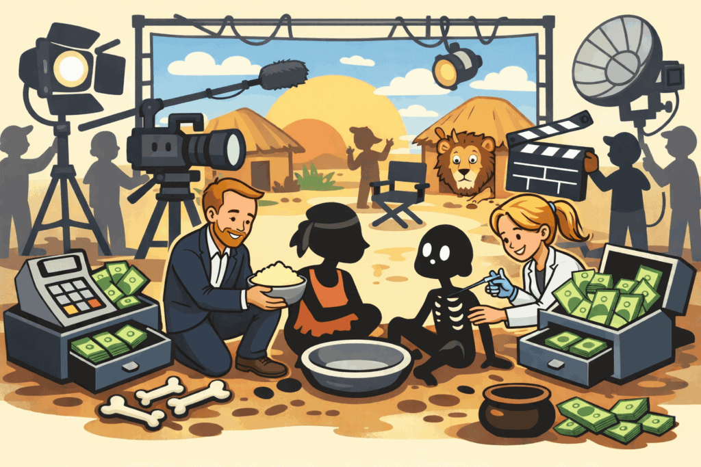 marketing sobre la pobreza de África