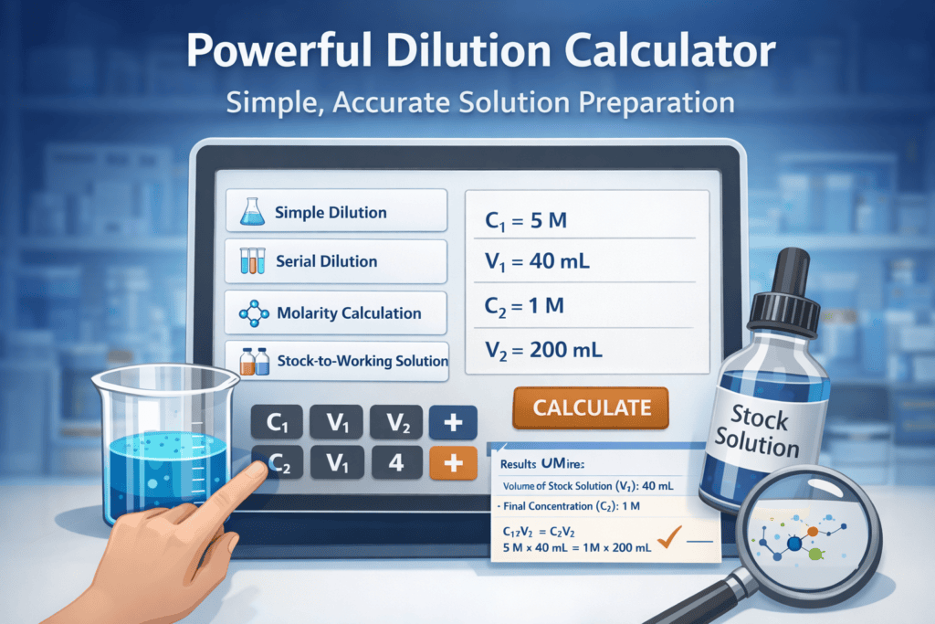 Calcul Dilution