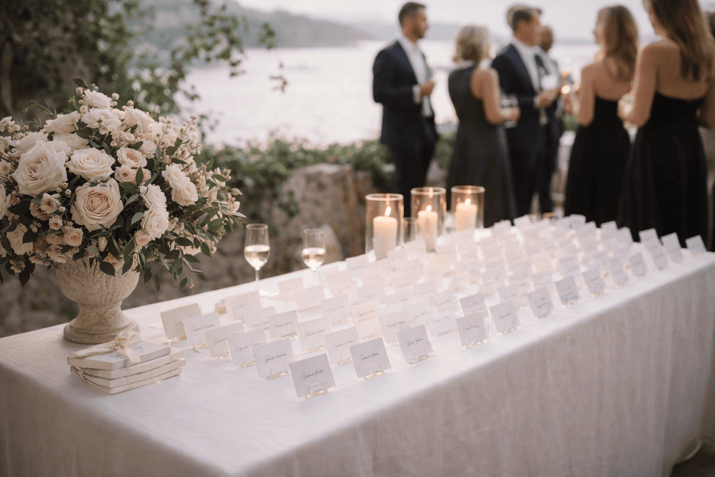 Evento elegante junto al mar