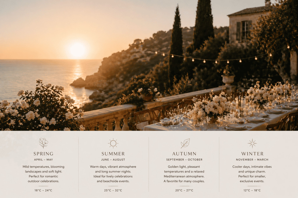 luxury villa mallorca wedding venue sea view sunset
