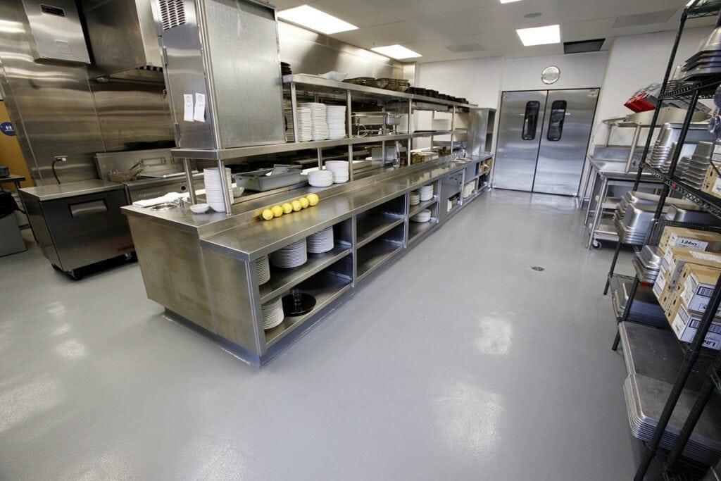 coved skirting kitchen floor epoxy Pakistan