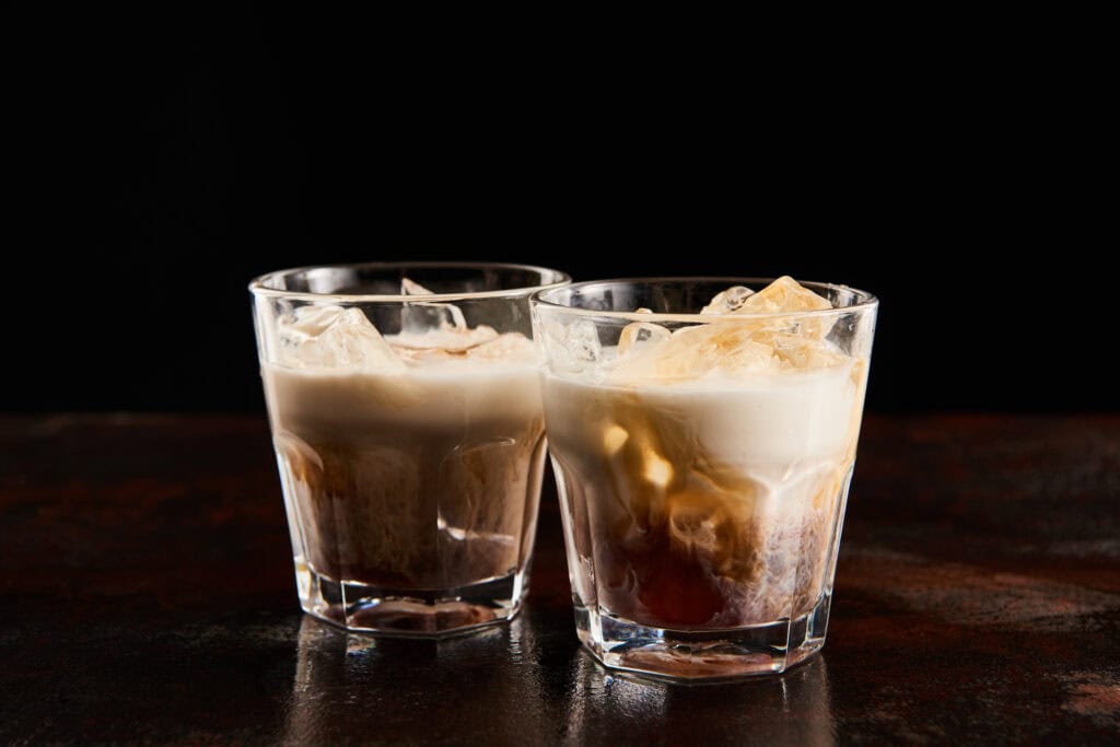 White Russian cocktail