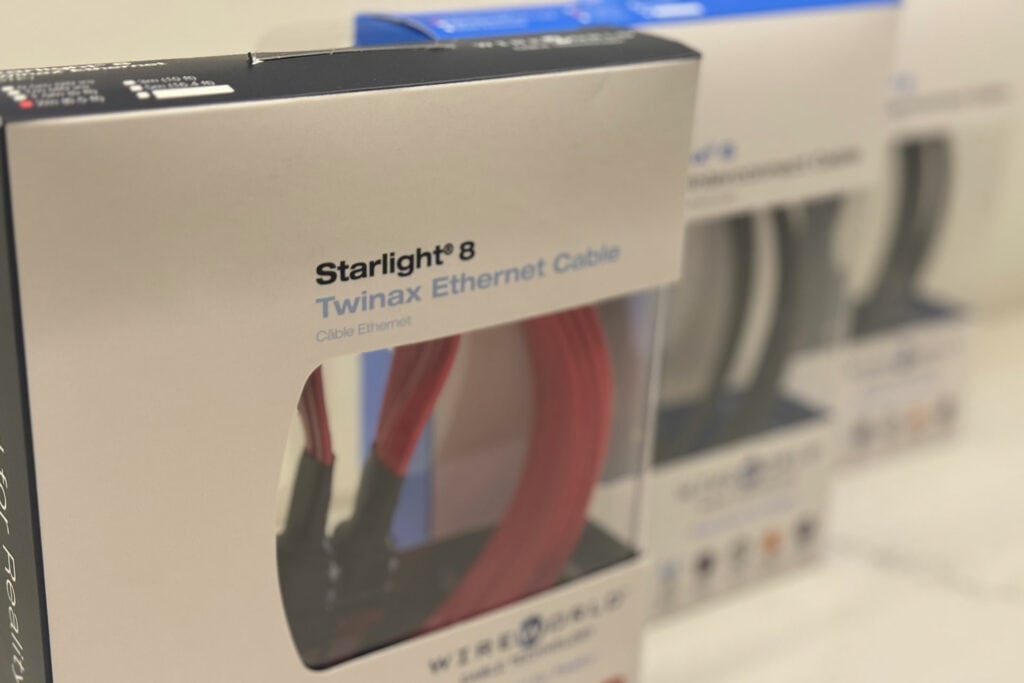 Wireworld cables boxed and ready to go