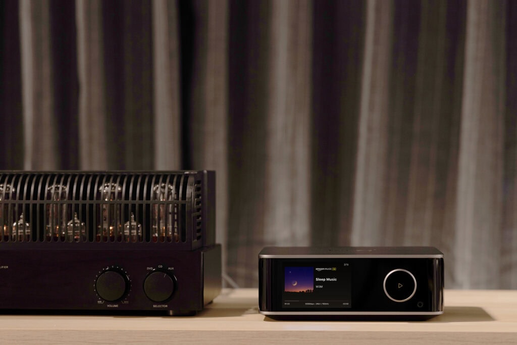 The Wiim Ultra is a big component in terms of sound but small physically.