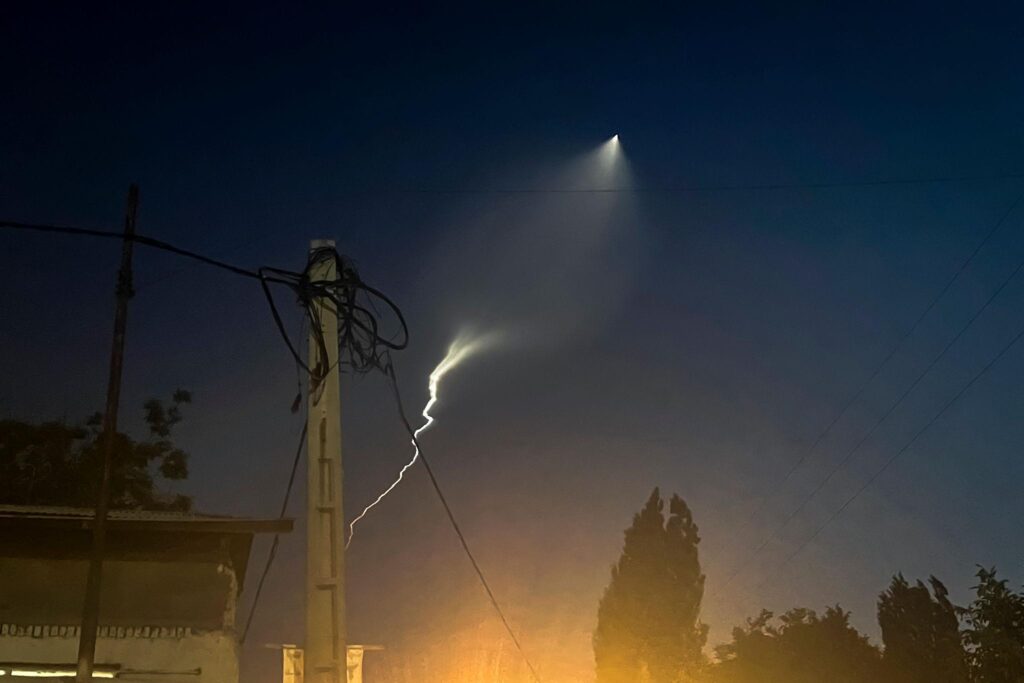 Iran ballistic missile attack in recent war showing long-range missile launch during Iran US conflict