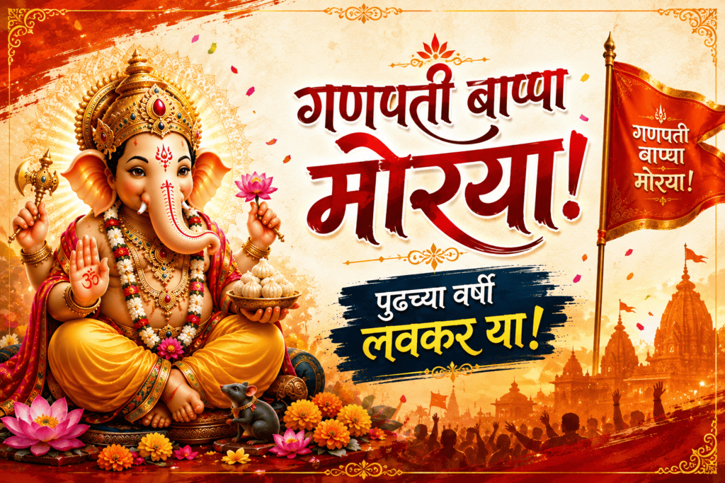 Ganpati Banner Marathi