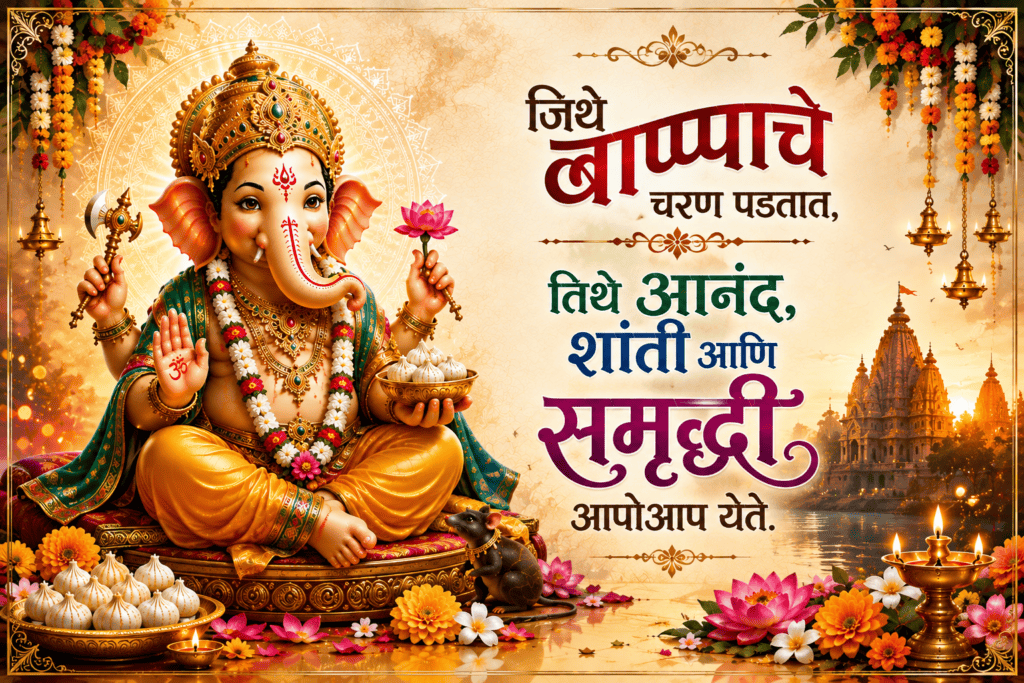 Ganpati Banner Marathi