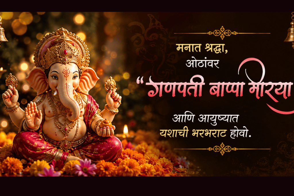 Ganpati Banner Marathi