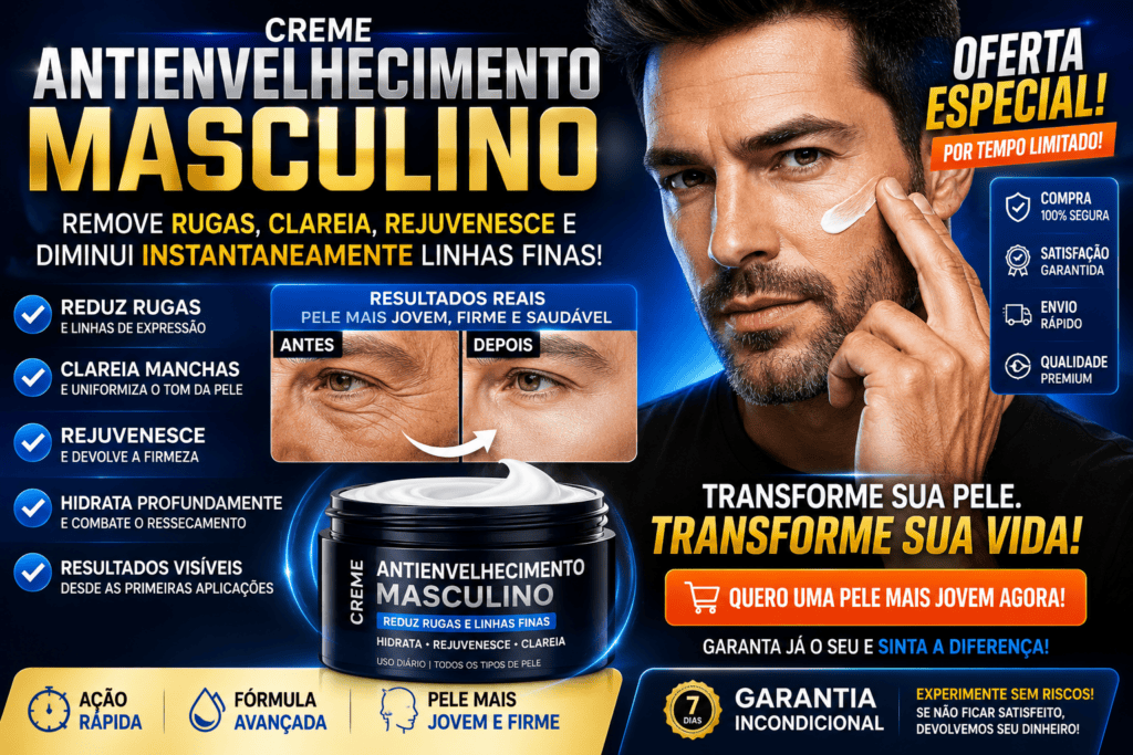 Creme Masculino Que Remove Rugas