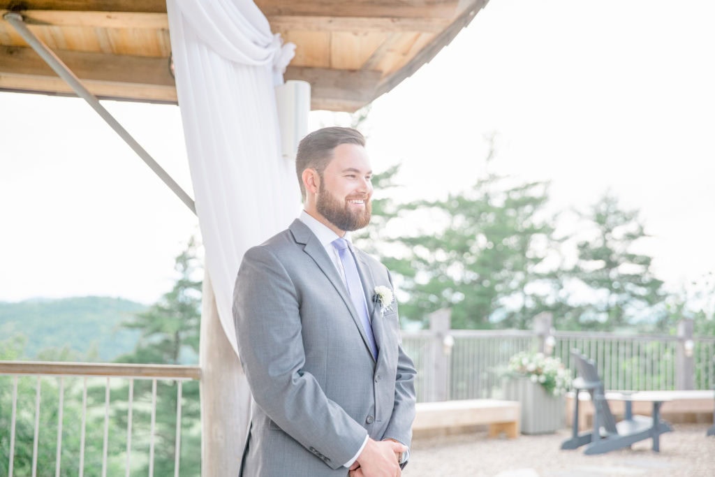 His Reaction when he firsts sees his Bride and Future Wife Photo - Lavender Rain Inspired Wedding - Le Belvedere- Grey Loft Studio- Ottawa Wedding Photographer - Affordable - Cheap - Fine Art - Best - Kanata Photographer - Wedding Videographer Ottawa - Light and Airy - Beautiful - Timeless - Organic Photographer Carp - Stittsville