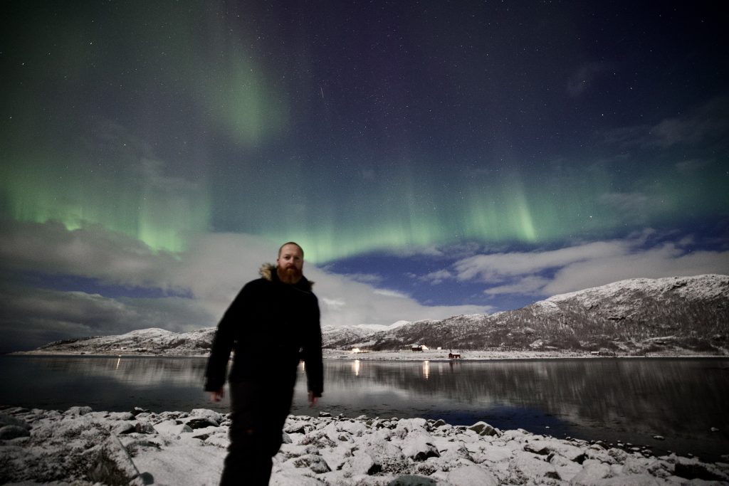 Nordlichter am Skarsfjord mit Northern Horizon Nordlichter am Skarsfjord mit Northern Horizon