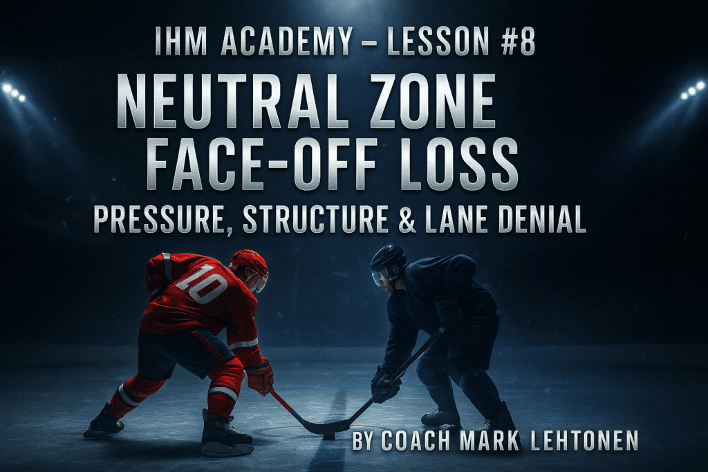 IHM Academy - Lesson #8 Neutral Zone Face-Off Loss