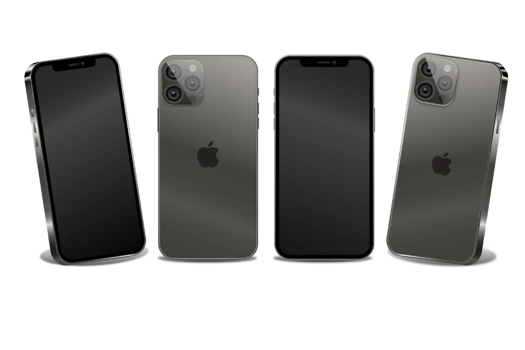Four iPhone 16 in sleek design.