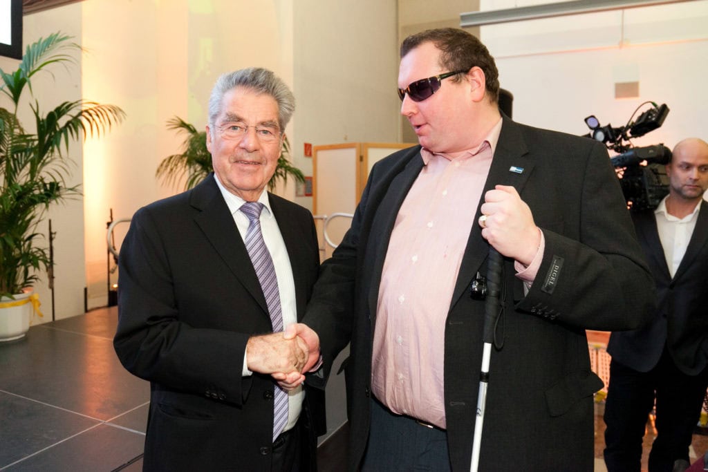 Bundespräsident Dr. Heinz Fischer mit Janoschek