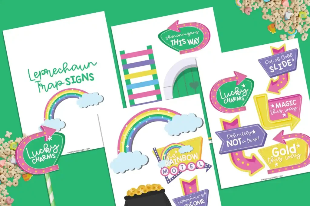 leprechaun trap signs