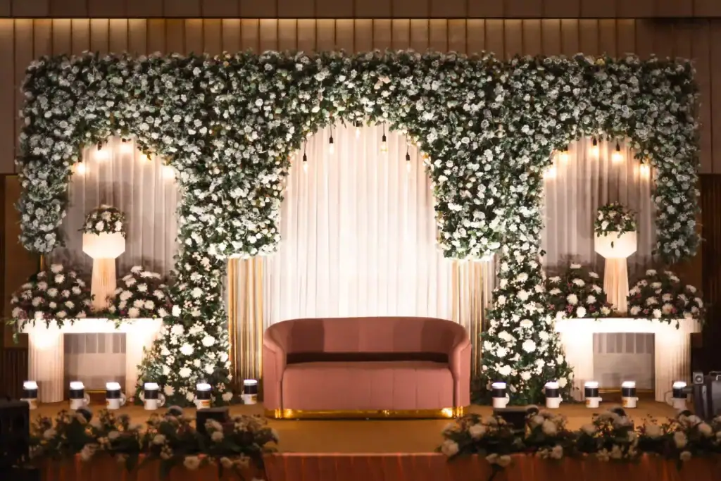 Stage setup by wedding planners in siliguri