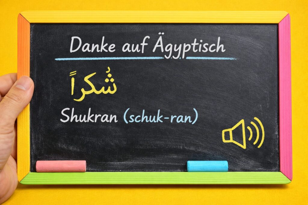 Danke auf Ägyptisch&andere arabische Wörter für deinen Urlaub in Ägypten 2
