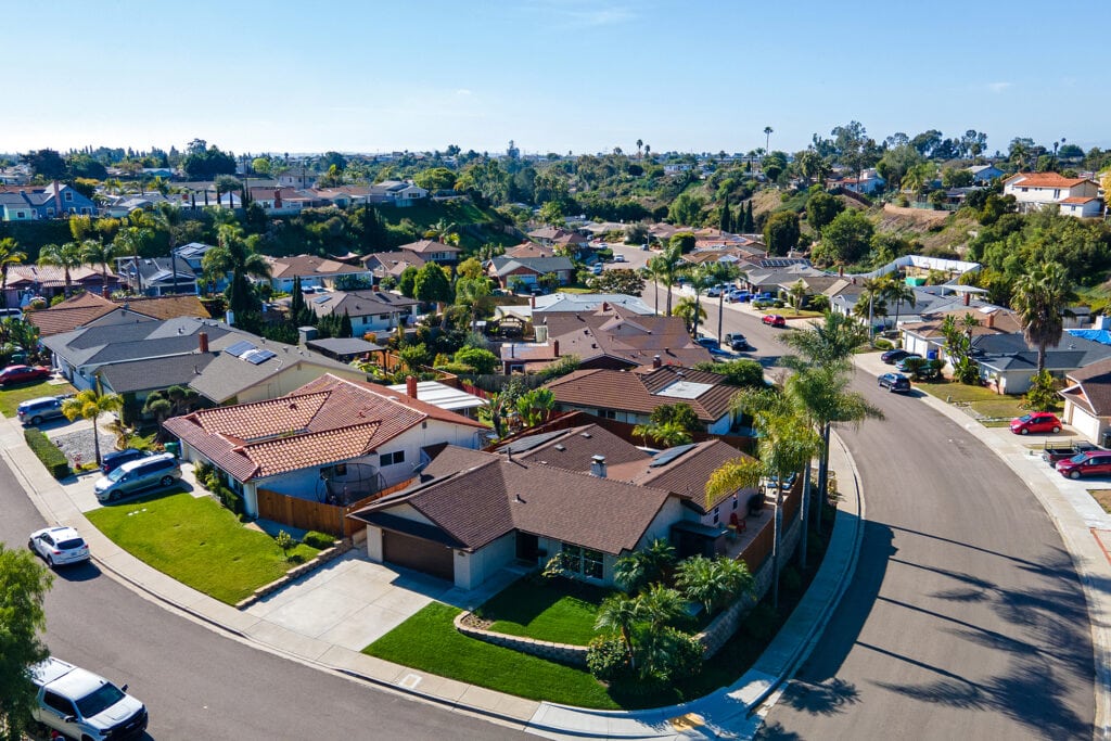 3970 Mount Albertine Way - Closer Drone Shot of Home Exterior