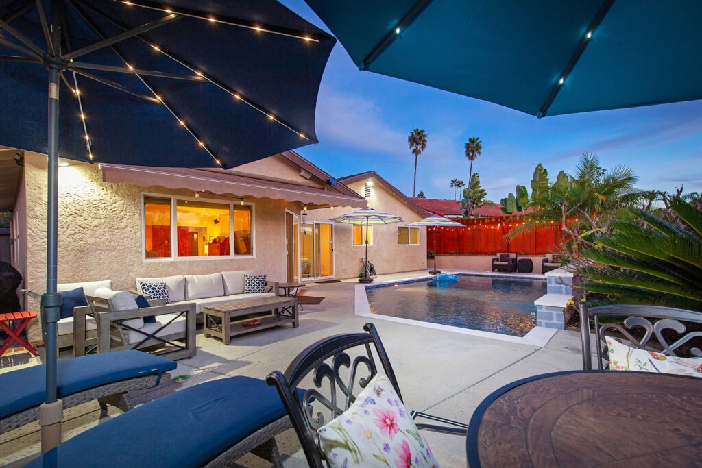 3970 Mount Albertine Way - Evening Shot of the Pool Area