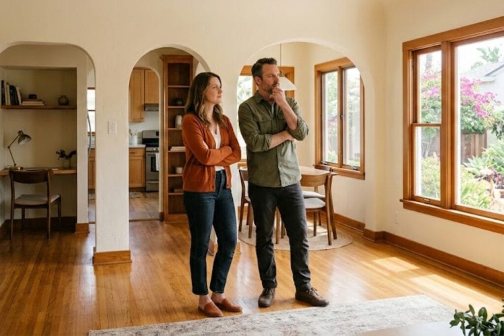 North Park home buyers evaluating livability and character of Craftsman bungalow in 2026