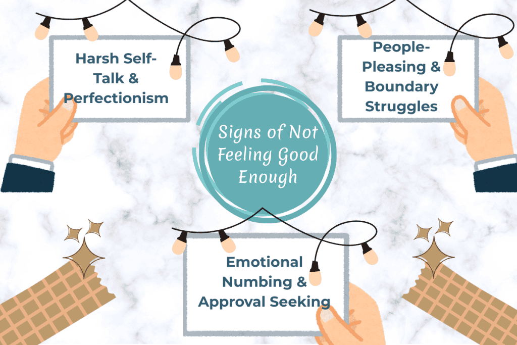 signs of not feeling good enough