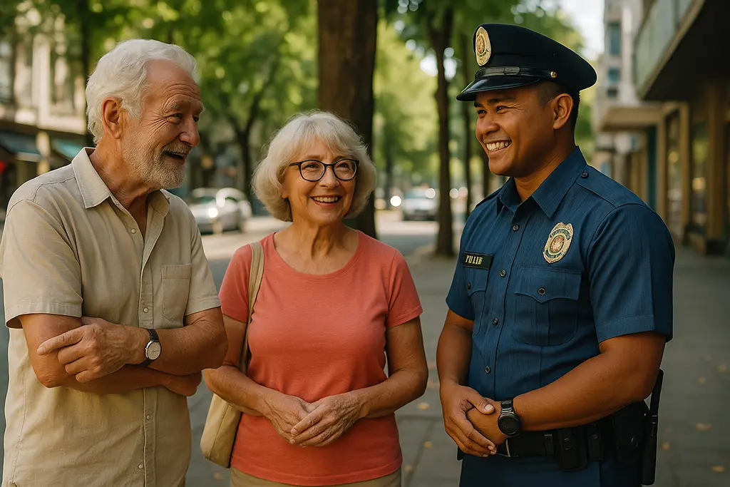 Safe gated retirement community in the Philippines with security staff and friendly vibe.