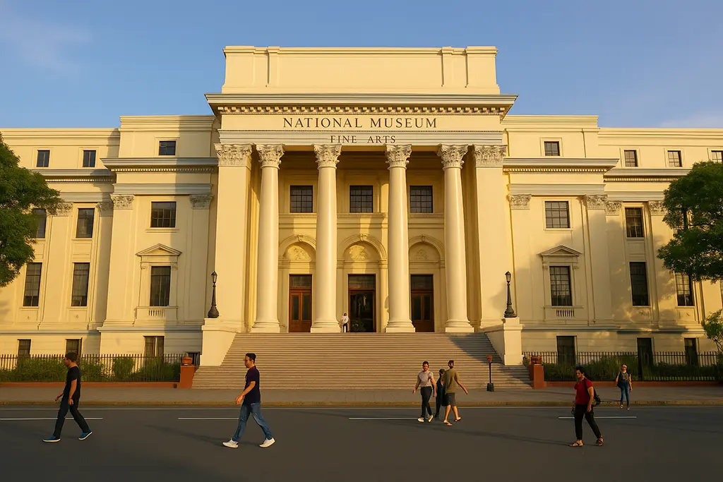 National Museum of Fine Arts building in Manila, Philippines.
