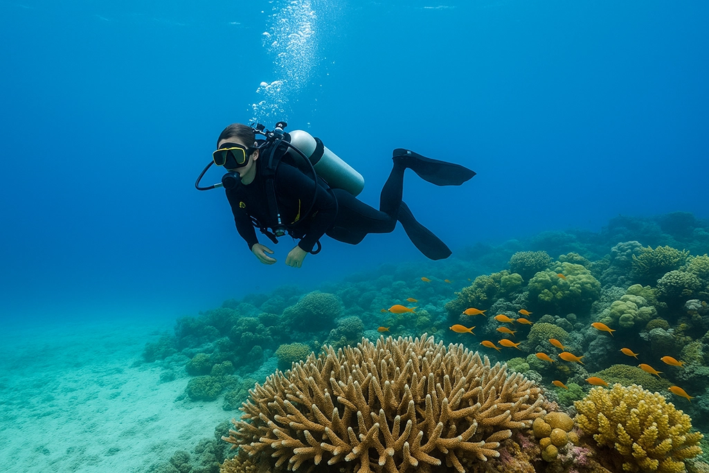 Among the things to do in Leyte is scuba diving.