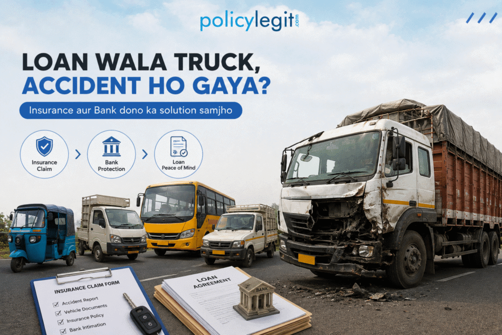 How to claim insurance on loan truck