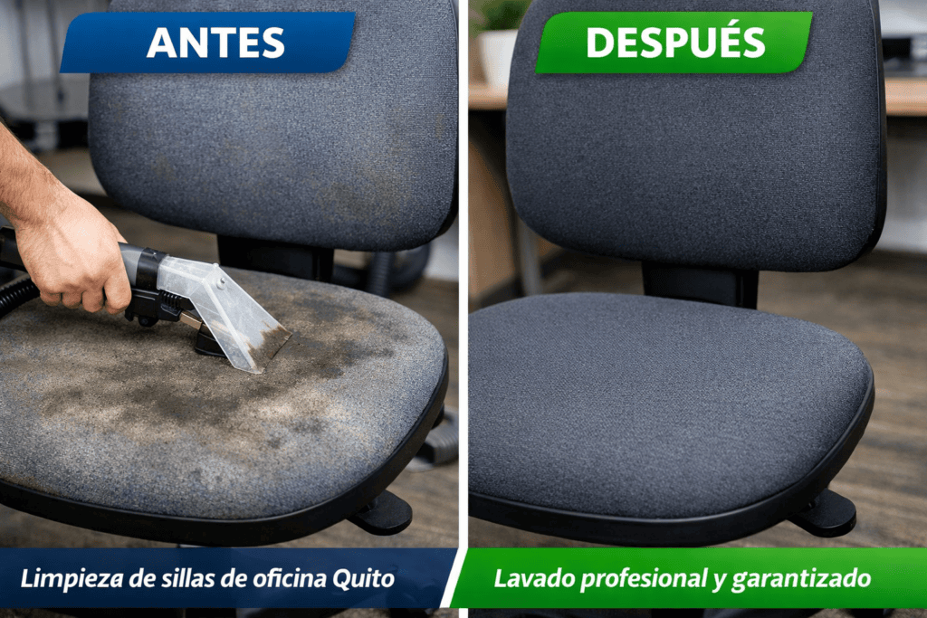 limpieza de sillas de oficina Quito
