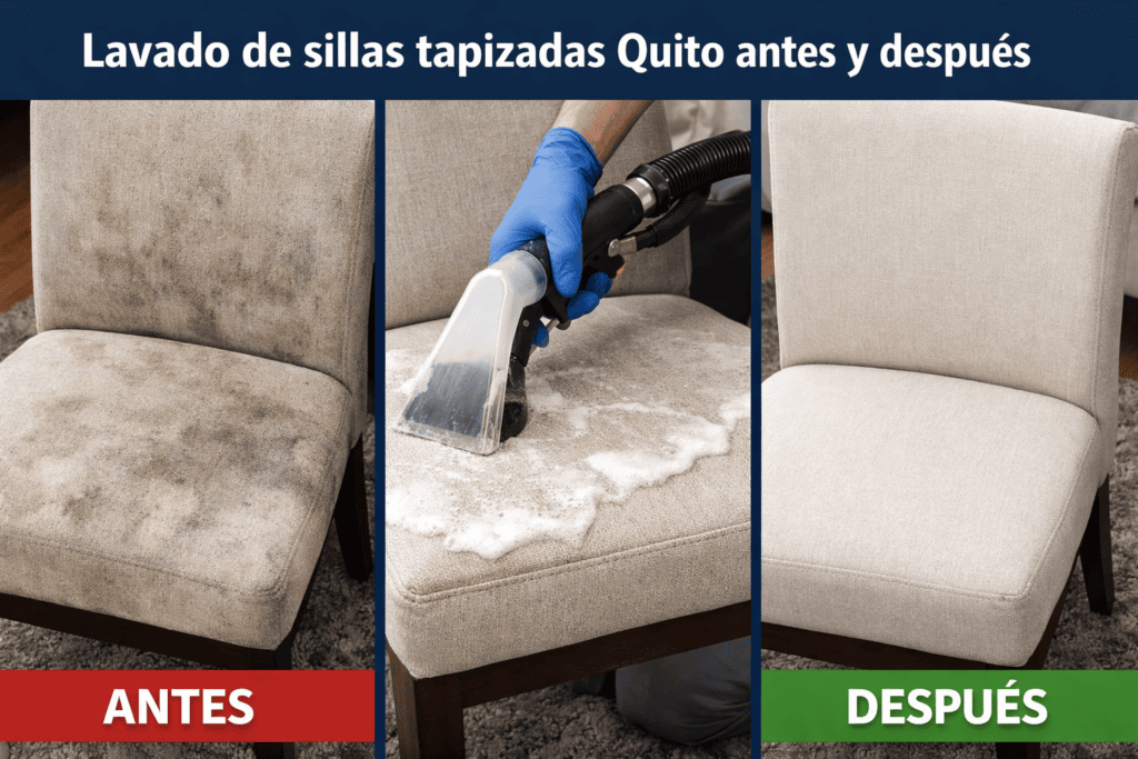 lavado de sillas a domicilio Quito Prolimpio