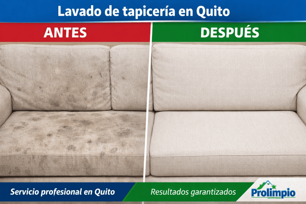 lavado de tapicería Quito
