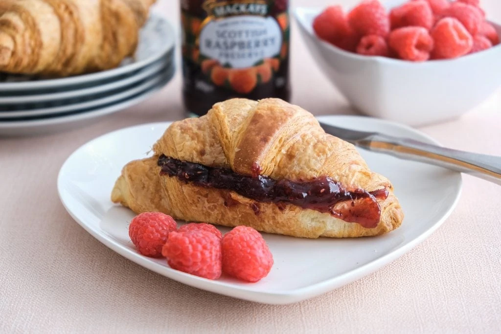 Mackays jam and croissant