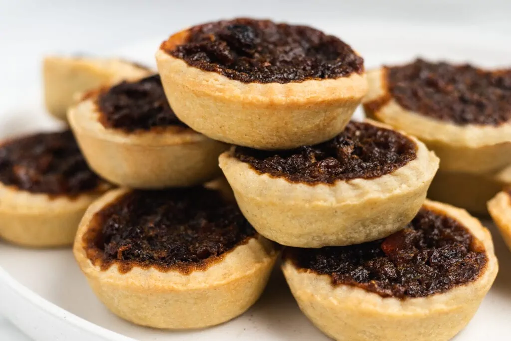 Ecclefechan Tart Recipe - stacked on a plate